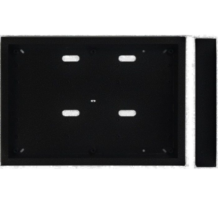 Krabice montážní nad omítku KARAT šest modulů horizontální barva černá