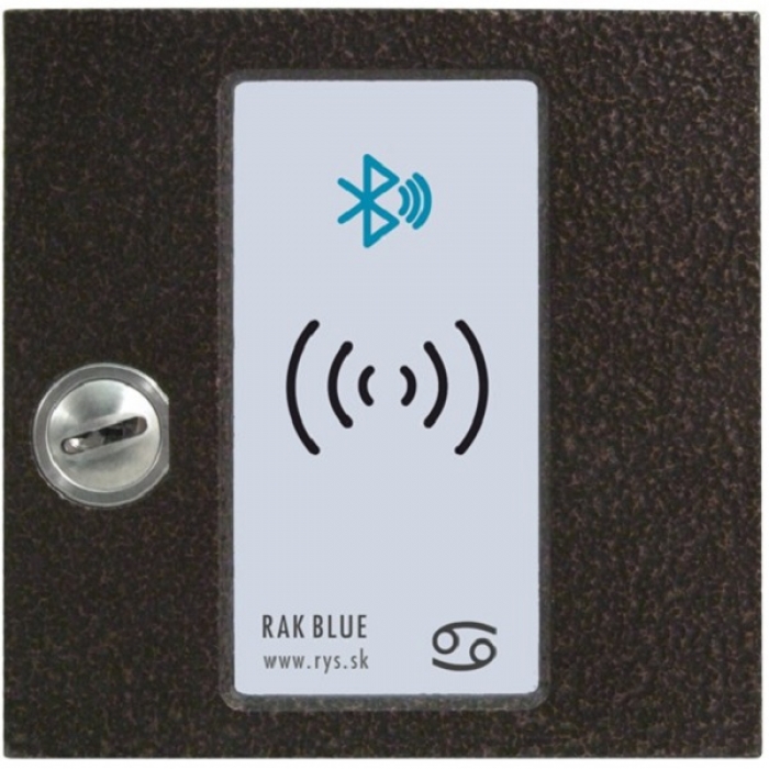 RAK BLUE bezdotykový elektronický klíč 125 kHz kontrolér, čtečka, modul KARAT, antika měděná, zámek