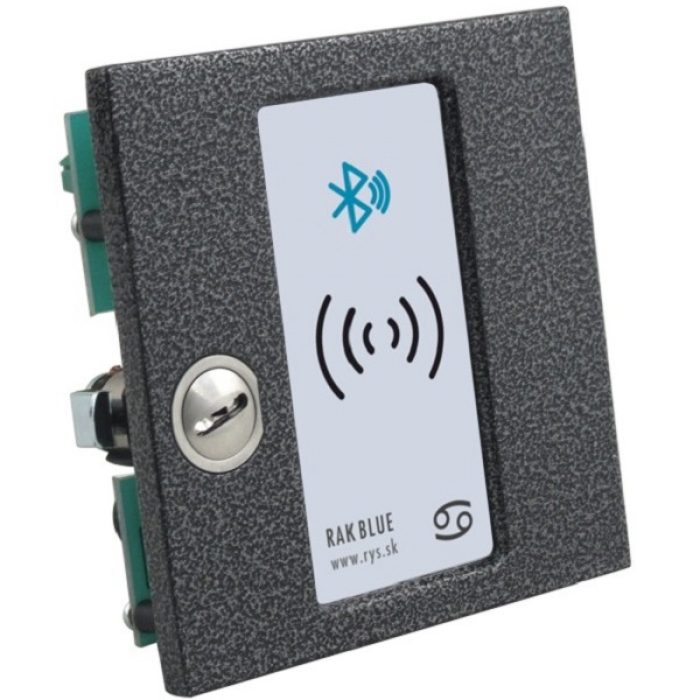 RAK BLUE bezdotykový elektronický klíč 125 kHz kontrolér, čtečka, modul KARAT, antika stříbrná, zámek