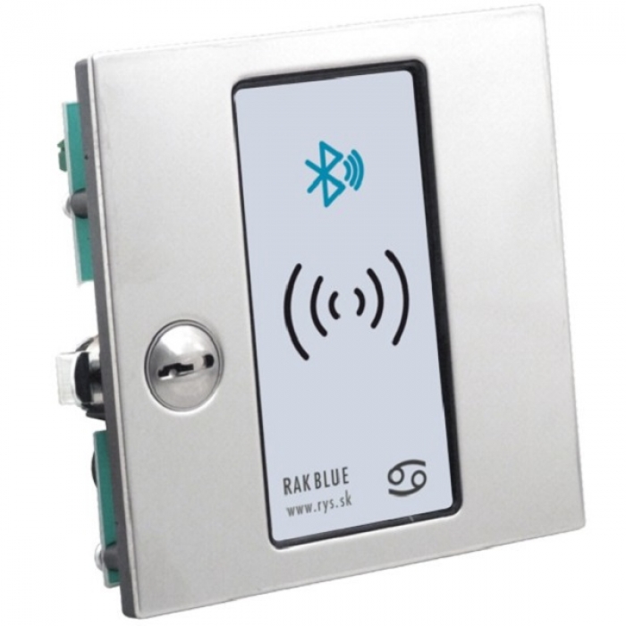 RAK BLUE bezdotykový elektronický klíč 125 kHz kontrolér, čtečka, modul KARAT, nerez inox, zámek