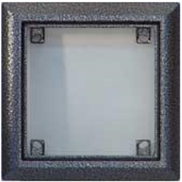 Rám montážní KARAT jeden modul barva antika stříbrná