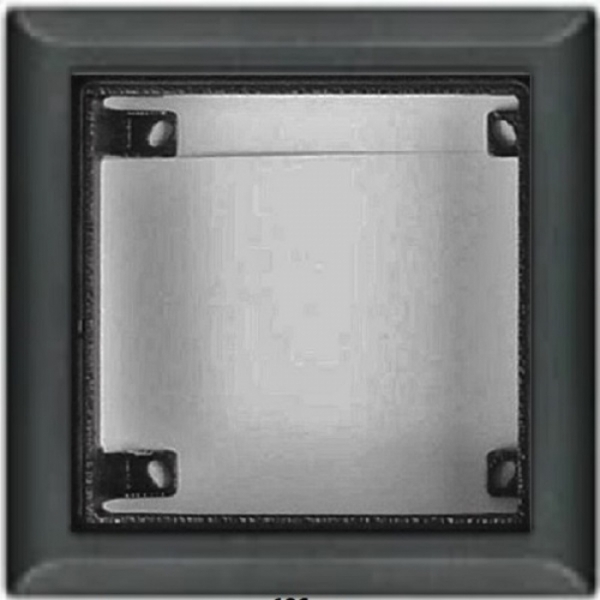 Rám montážní KARAT jeden modul barva černá