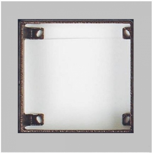 Rám montážní KARAT jeden modul sestava barva nerez