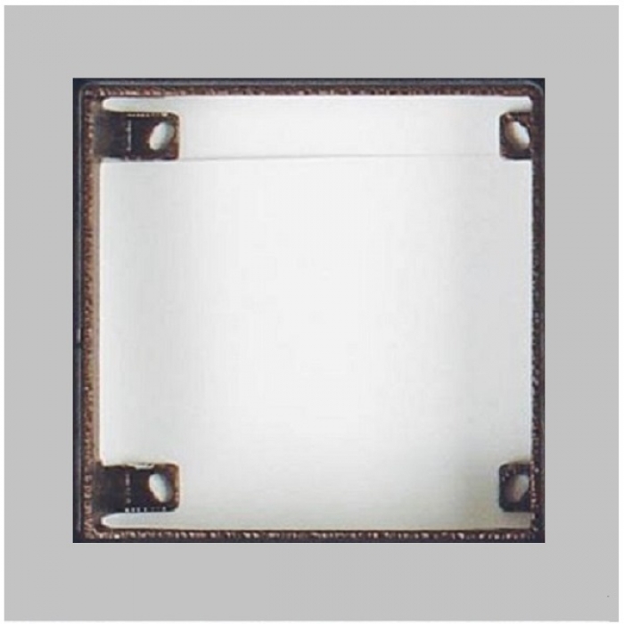 Rám montážní KARAT jeden modul sestava barva nerez