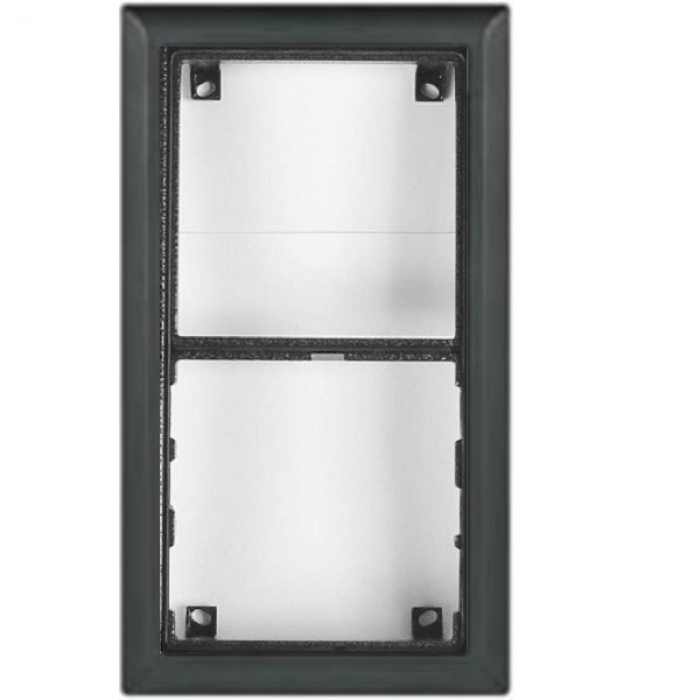 Rám montážní KARAT dva moduly barva černá