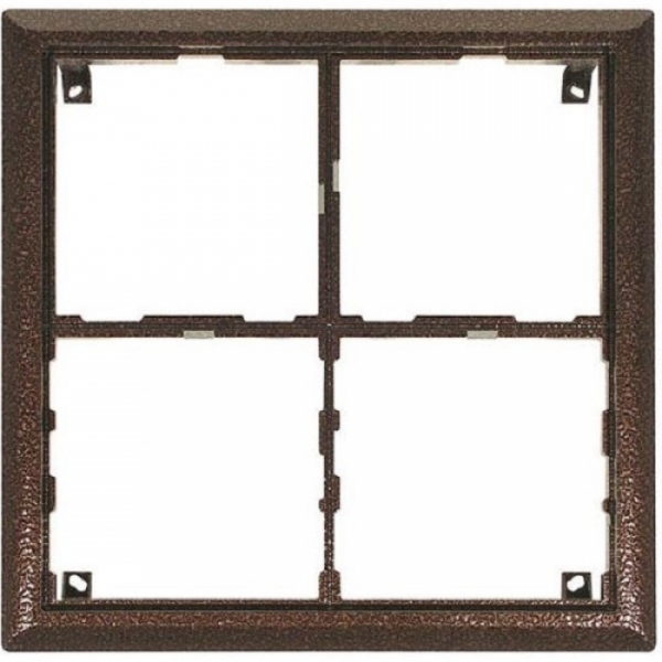 Rám montážní KARAT čtyři moduly barva antika měděná