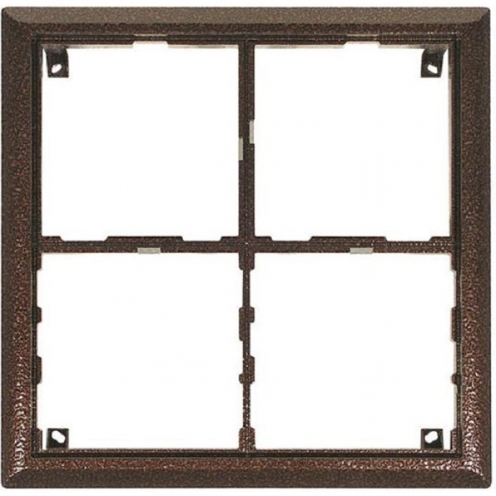 Rám montážní KARAT čtyři moduly barva antika měděná