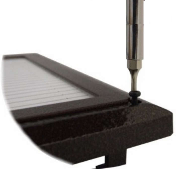 Rám montážní KARAT čtyři moduly jmenovník barva antika měděná