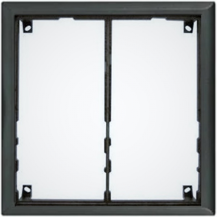 Rám montážní KARAT čtyři moduly jmenovník barva černá