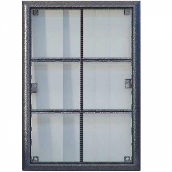 Rám montážní KARAT šest modulů barva antika stříbrná