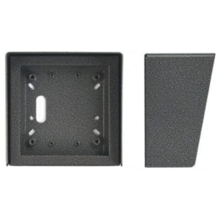 Stříška nad omítku s montážní krabicí KARAT jeden modul vertikální barva antika stříbrná