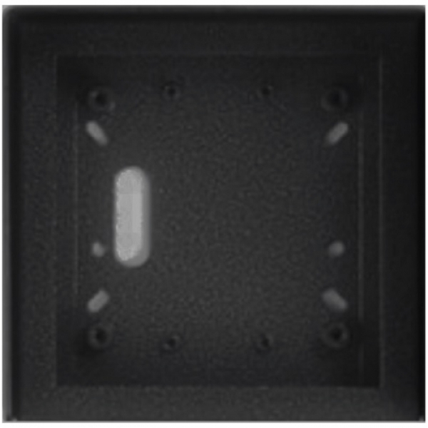 Stříška nad omítku s montážní krabicí KARAT jeden modul vertikální barva černá