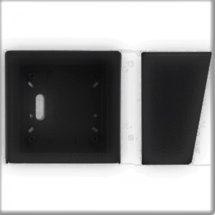 Stříška nad omítku s montážní krabicí KARAT jeden modul vertikální barva černá