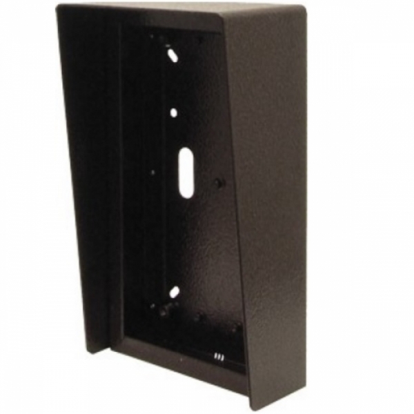 Stříška nad omítku s montážní krabicí KARAT dva moduly vertikální barva antika měděná