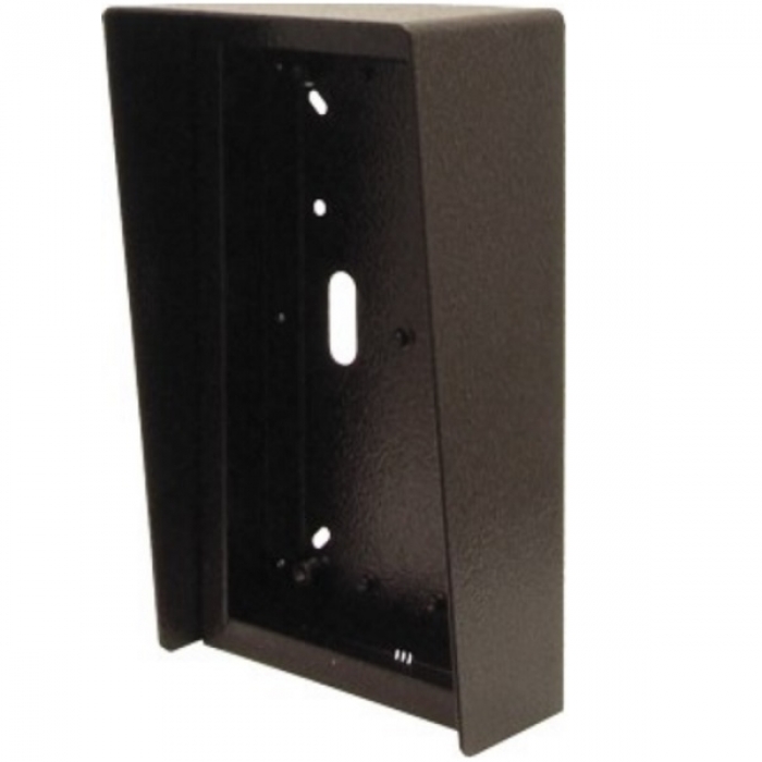 Stříška nad omítku s montážní krabicí KARAT dva moduly vertikální barva antika měděná