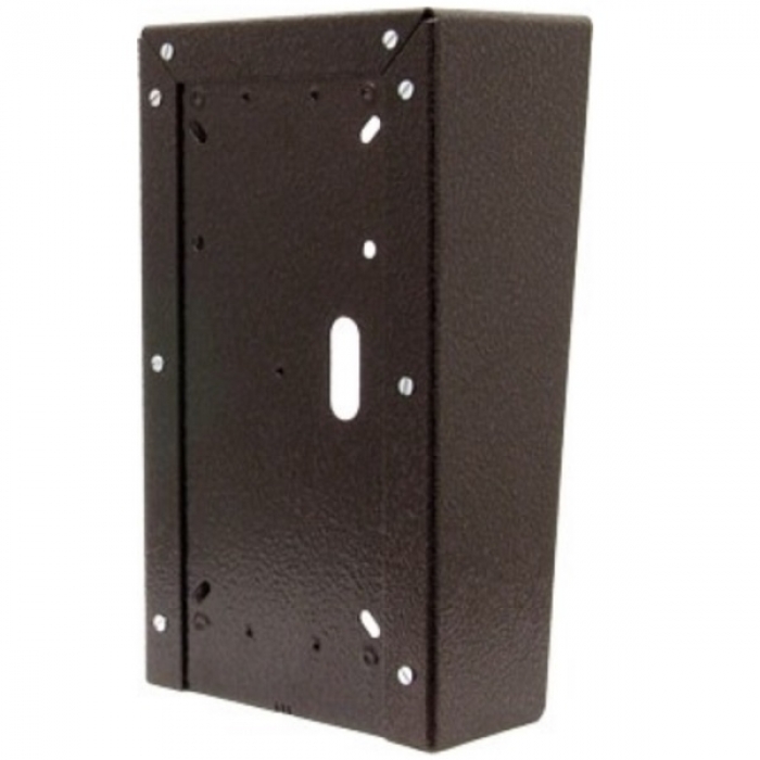 Stříška nad omítku s montážní krabicí KARAT dva moduly vertikální barva antika měděná