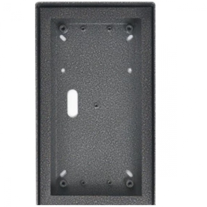 Stříška nad omítku s montážní krabicí KARAT dva moduly vertikální barva antika stříbrná