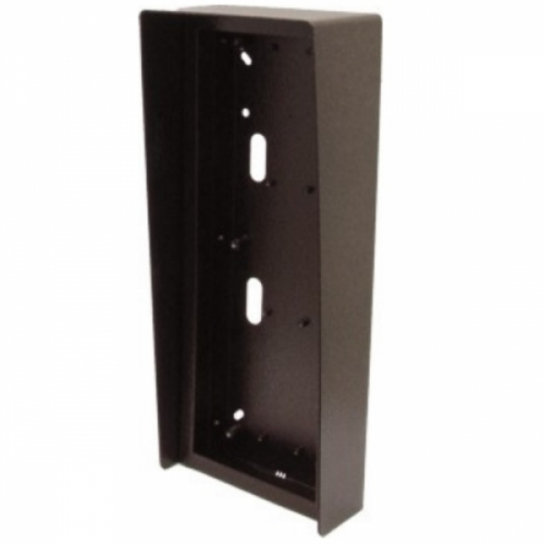 Stříška nad omítku s montážní krabicí KARAT tři moduly vertikální barva antika měděná