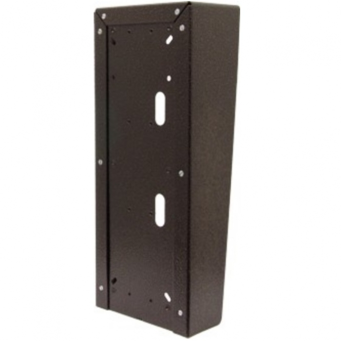 Stříška nad omítku s montážní krabicí KARAT tři moduly vertikální barva antika měděná