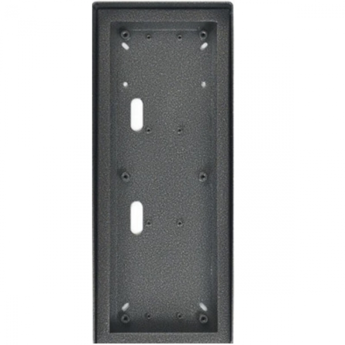 Stříška nad omítku s montážní krabicí KARAT tři moduly vertikální barva antika stříbrná