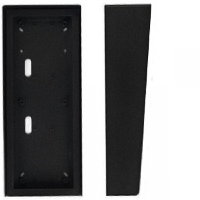 Stříška nad omítku s montážní krabicí KARAT tři moduly vertikální barva černá