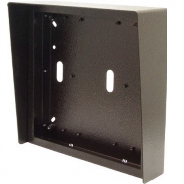 Stříška nad omítku s montážní krabicí KARAT čtyři moduly vertikální barva antika měděná