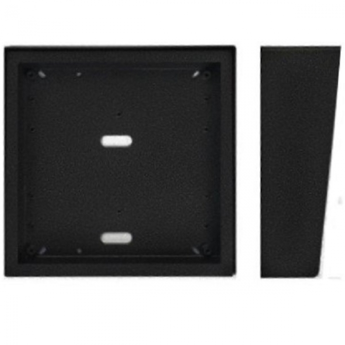 Stříška nad omítku s montážní krabicí KARAT čtyři moduly vertikální barva černá