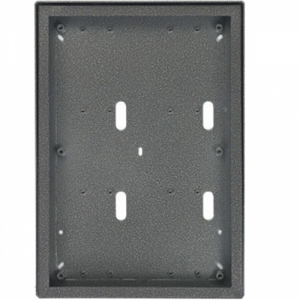 Stříška nad omítku s montážní krabicí KARAT šest modulů vertikální barva antika stříbrná