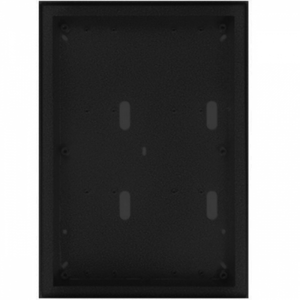 Stříška nad omítku s montážní krabicí KARAT šest modulů vertikální barva černá