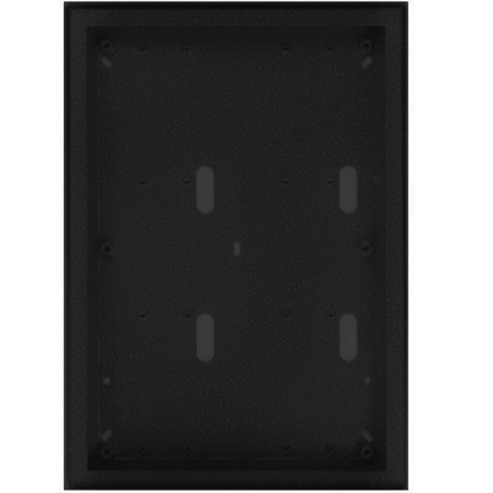 Stříška nad omítku s montážní krabicí KARAT šest modulů vertikální barva černá