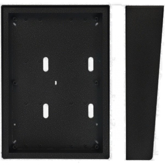 Stříška nad omítku s montážní krabicí KARAT šest modulů vertikální barva černá