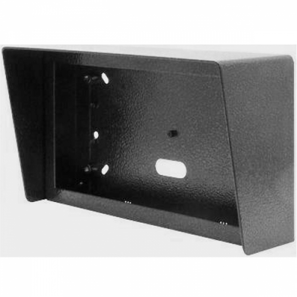 Stříška nad omítku s montážní krabicí KARAT dva moduly horizontální barva antika stříbrná