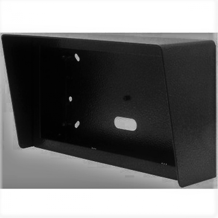 Stříška nad omítku s montážní krabicí KARAT dva moduly horizontální barva černá