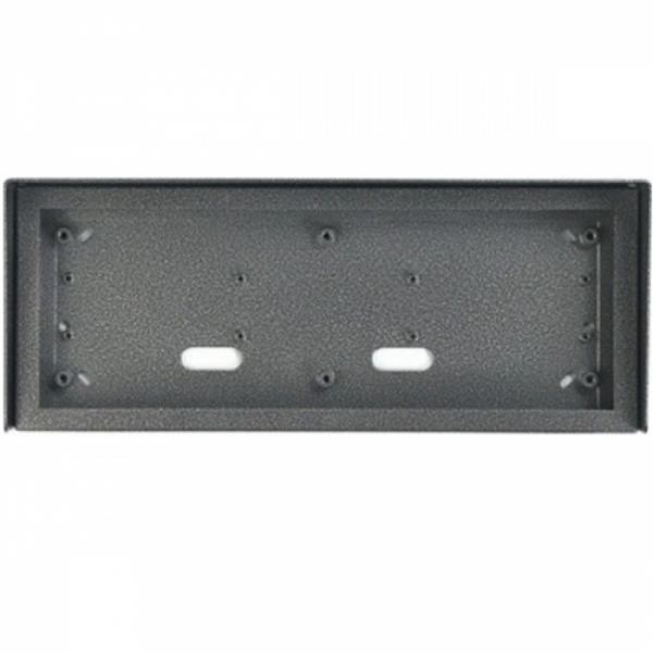 Stříška nad omítku s montážní krabicí KARAT tři moduly horizontální barva antika stříbrná