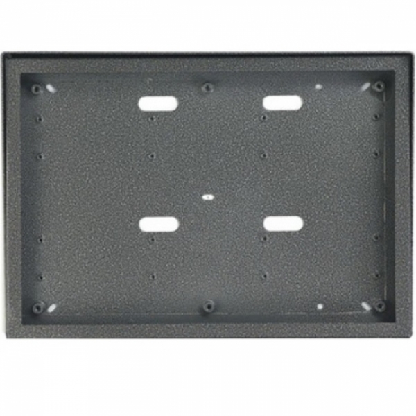 Stříška nad omítku s montážní krabicí KARAT šest modulů horizontální barva antika stříbrná