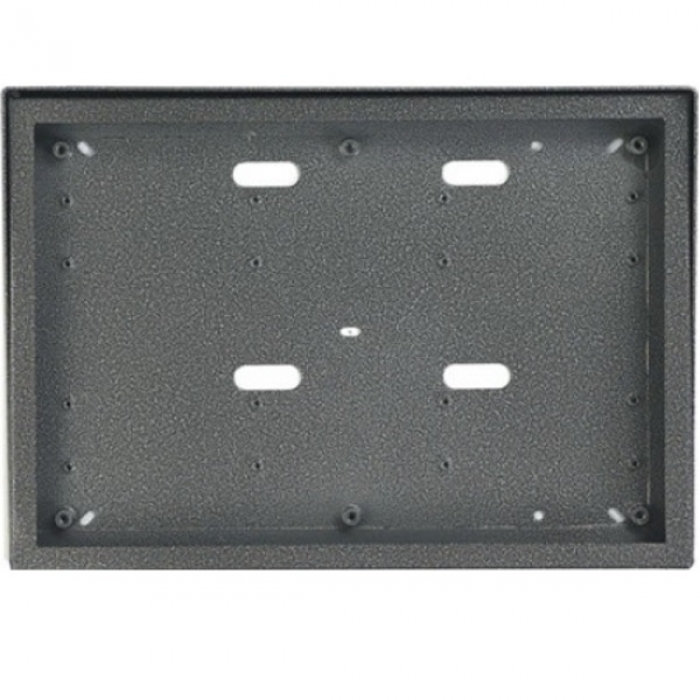 Stříška nad omítku s montážní krabicí KARAT šest modulů horizontální barva antika stříbrná