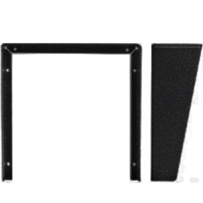 Stříška na krabici montážní pod omítku KARAT jeden modul vertikální barva černá