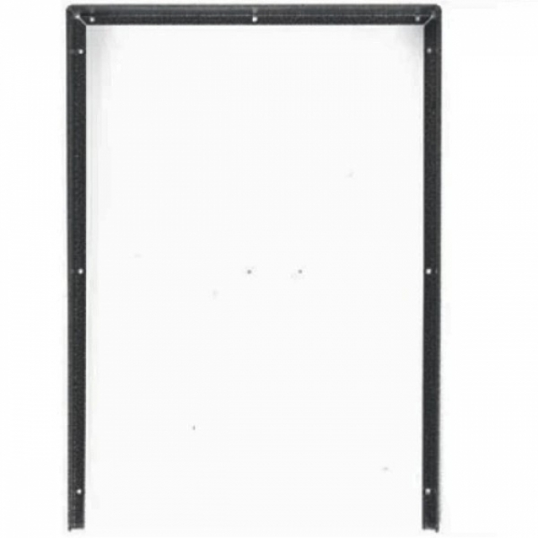 Stříška na krabici montážní pod omítku KARAT čtyři moduly vertikální barva černá