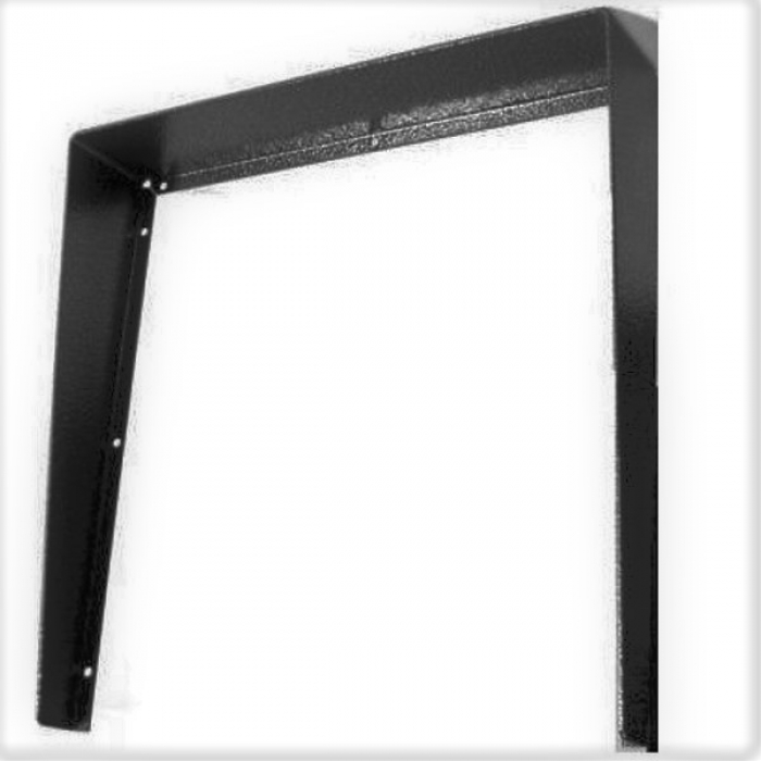 Stříška na krabici montážní pod omítku KARAT čtyři moduly vertikální barva černá