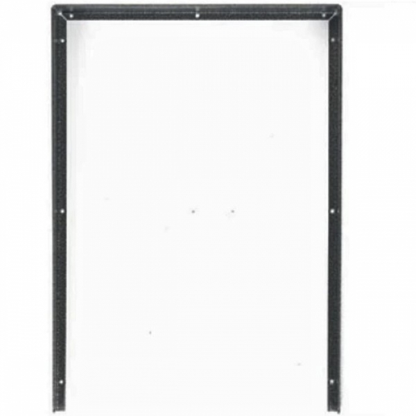 Stříška na krabici montážní pod omítku KARAT šest modulů vertikální barva černá