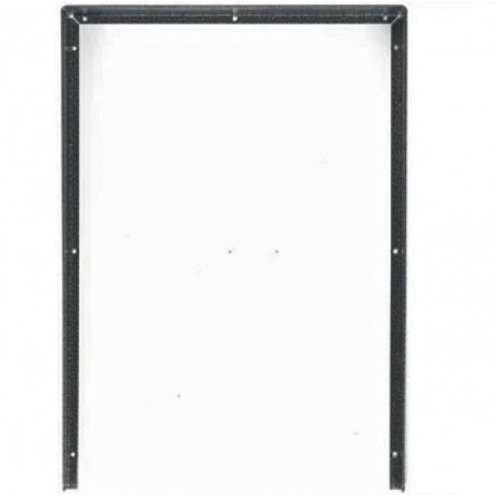 Stříška na krabici montážní pod omítku KARAT šest modulů vertikální barva černá