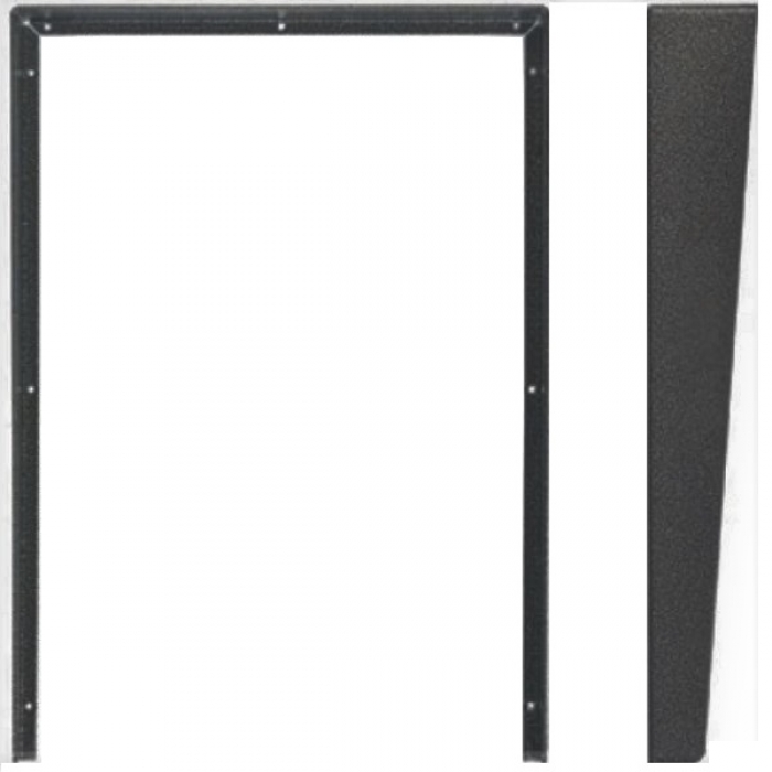 Stříška na krabici montážní pod omítku KARAT šest modulů vertikální barva antika stříbrná