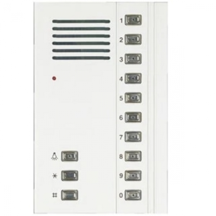 Kódový zámek domovní telefony TESLA 4+n GUARD ovládání jeden zámek