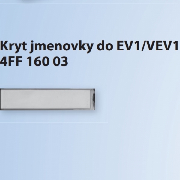 Kryt jmenovky tlačítkové tablo GARANT elektrický vrátný 1 tlačítko