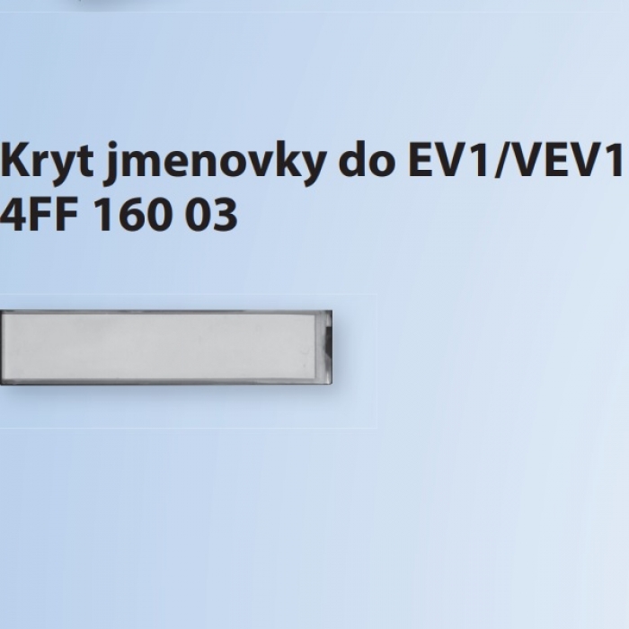 Kryt jmenovky tlačítkové tablo GARANT elektrický vrátný 1 tlačítko