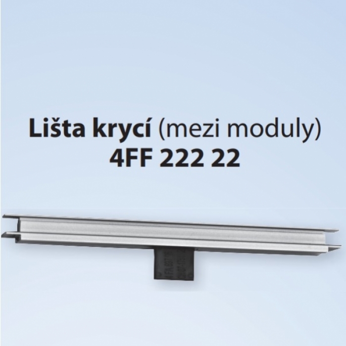 4FF 222 22 Lišta krycí tlačítkové tablo GARANT