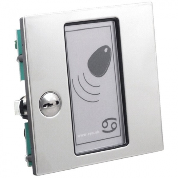 RAK BES bezdotykový elektronický klíč 125 kHz kontroler, čtečka, modul KARAT, nerez inox, zámek