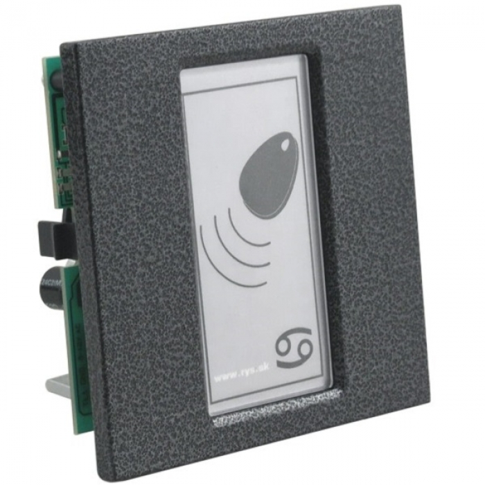 RAK BES bezdotykový elektronický klíč 125 kHz kontrolér, čtečka, modul KARAT, antika stříbrná