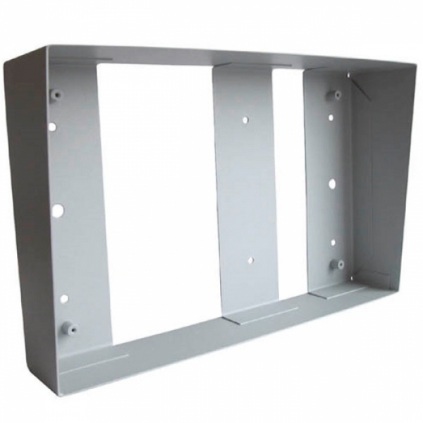 Stříška nad omítku domovní telefony TESLA 4+n TT 85 tři moduly