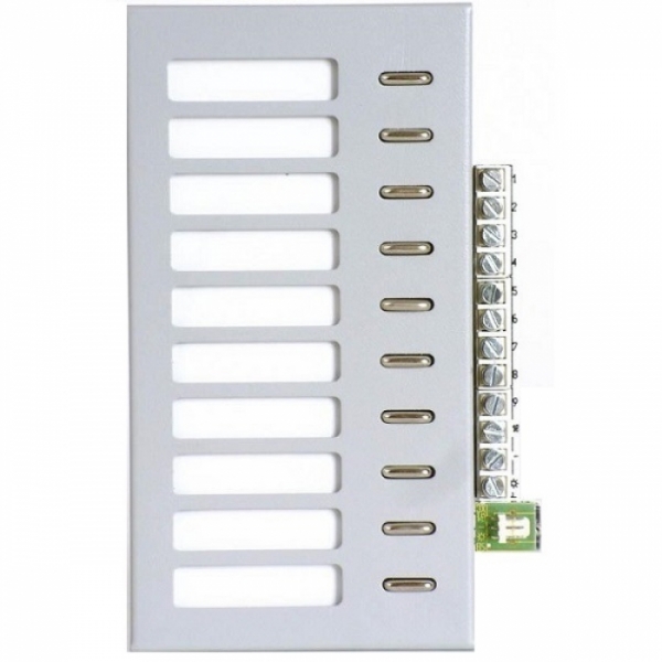 Tlačítka domovní telefony TESLA 4+n TT 85 deset tlačítek, konektor